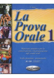 Prova Orale 1 podręcznik elementare - pre-intermedio - Podręczniki z egzaminami z języka włoskiego - Księgarnia internetowa - Nowela - - 
