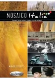 Mosaico Italia książka + płyta CD audio - Publikacje i książki specjalistyczne włoskie - Księgarnia internetowa - Nowela - - 