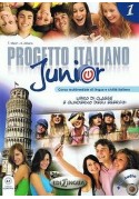 Progetto italiano junior 1 podręcznik+ćwiczenia+DVD+CD audio