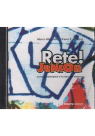 Rete Junior A CD audio - Rete primo approccio przewodnik metodyczny część A i B - Nowela - Do nauki języka włoskiego - 