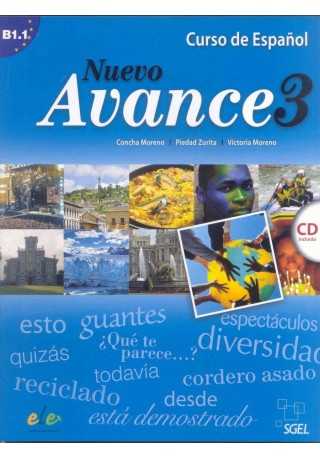 Nuevo Avance 3 podręcznik + CD audio - Do nauki języka hiszpańskiego
