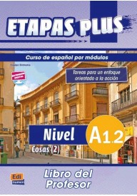 Etapas Plus A1.2 przewodnik metodyczny - Etapas Plus A2.2 podręcznik + ćwiczenia + CD - Nowela - Do nauki języka hiszpańskiego - 