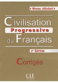 Civilisation progressive du Francais niveau debutant klucz - Civilisation progressive du francais debutant livre - Nowela - - 