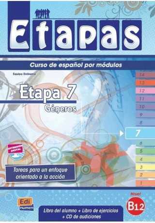 Etapas 7 podręcznik + ćwiczenia + CD audio - Książki i podręczniki - język hiszpański