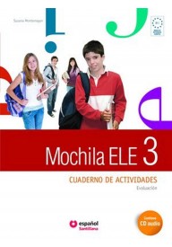 Mochila 3 ćwiczenia + CD audio + portfolio - Mochila - Podręcznik do nauki języka hiszpańskiego - Nowela - - Do nauki hiszpańskiego dla dzieci.