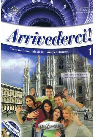 Arrivederci A1 podręcznik + ćwiczenia + CD audio + DVD - Do nauki języka włoskiego