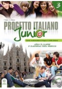 Progetto italiano junior 3 podręcznik + ćwiczenia + DVD