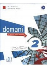 Domani 2 podręcznik + DVD - Italiano IN 1 livello A1/A2 Arte e metodo + CD /2/ - Nowela - - 
