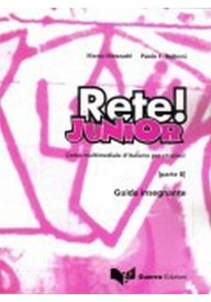 Rete junior B przewodnik metodyczny - Rete 3 libro di classe podręcznik - Nowela - Do nauki języka włoskiego - 