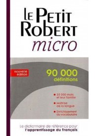 Petit Robert micro - Słowniki francuskie z wymową i rodzajnikami tematyczne - Księgarnia internetowa - Nowela - - Słownik francuski