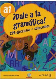 DALE a la gramatica A1 275 ejercicios + klucz+ materiały audio do pobrania -  DALE a la gramatica A1 275 ejercicios + klucz+ materiały audio do pobrania - Materiały do nauki hiszpańskiego - Księgarnia internetowa (14) - Nowela - -