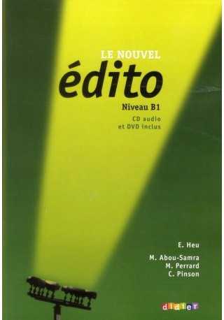 Edito B1 podręcznik + CD audio + DVD (wyd.2013) - Do nauki języka francuskiego