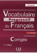 Vocabulaire progressif avance klucz 2 edycja