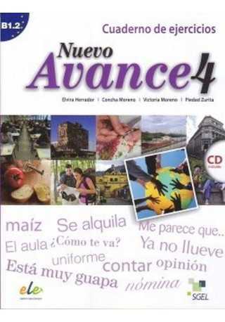 Nuevo Avance 4 ćwiczenia + CD audio - Do nauki języka hiszpańskiego