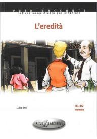 Eredita książka + CD audio nivel B1-B2 - Książki po włosku do nauki włoskiego dla początkujących - Księgarnia internetowa - Nowela - - 