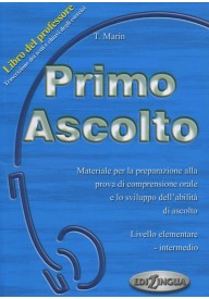 Primo Ascolto przewodnik metodyczny - Ascolto Medio podręcznik + CD - Nowela - - 