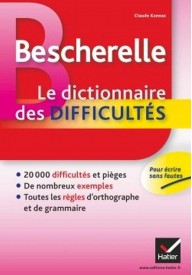 Bescherelle Le Dictionnaire des difficultes - Słowniki francuskie z wymową i rodzajnikami tematyczne - Księgarnia internetowa - Nowela - - Słownik francuski