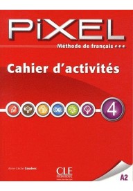 Pixel 4 ćwiczenia - Czwarta część (A2) serii przeznaczonej do nauki języka francuskiego DVD - - 