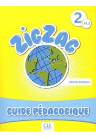 Zig Zag 2 A1.2 poradnik metodyczny - Zig Zag 2 A1.2 podręcznik + CD audio - Nowela - Do nauki języka francuskiego - 