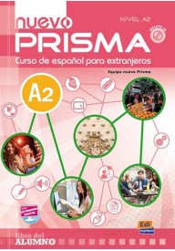 Nuevo Prisma nivel A2 podręcznik do hiszpańskiego - Nuevo Prisma nivel B2 ćwiczenia + zawartość online - Nowela - Do nauki języka hiszpańskiego - 