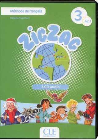 Zig Zag 3 A2.1 płyty CD audio - Do nauki języka francuskiego