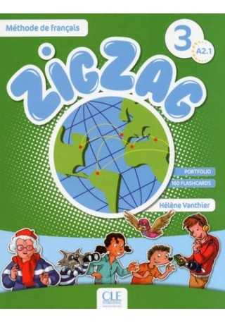 Zig Zag 3 A2.1 podręcznik + płyta CD audio - Do nauki języka francuskiego