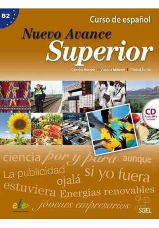 Nuevo Avance superior B2 podręcznik + płyta CD audio - Do nauki języka hiszpańskiego