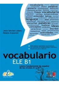 Vocabulario ELE B1 ksiażka - Ksiazki - Nowela - - 