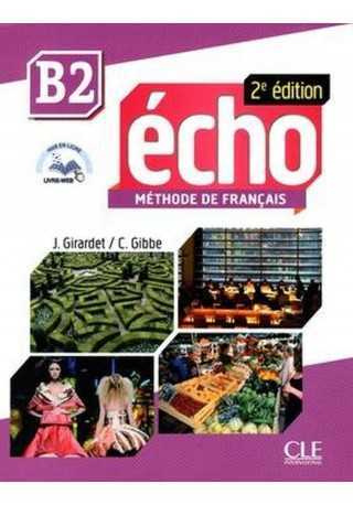 Echo B2 2ed podręcznik + płyta DVD - Do nauki języka francuskiego