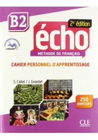 Echo B2 2ed ćwiczenia + płyta CD - Echo A2 CD audio /2/ - Nowela - Do nauki języka francuskiego - 