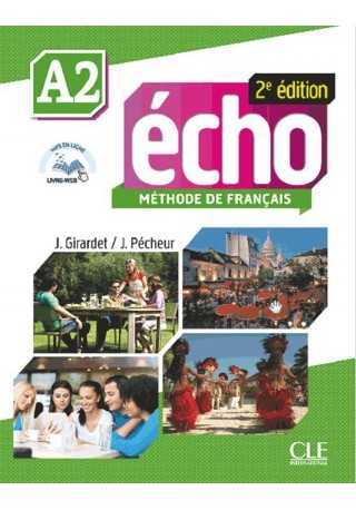 Echo A2 2ed podręcznik + płyta DVD ROM - Do nauki języka francuskiego