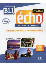 Echo B1.1 ćwiczenia + CD audio 2 edycja - Echo A2 ćwiczenia + CD - Nowela - Do nauki języka francuskiego - 