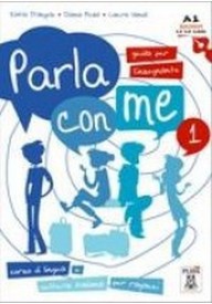 Parla con me 1 przewodnik metodyczny - Parla con me 2 podręcznik + CD audio - Nowela - Do nauki języka włoskiego - 
