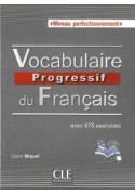 Vocabulaire progressif francais perfectionnement książka+CD
